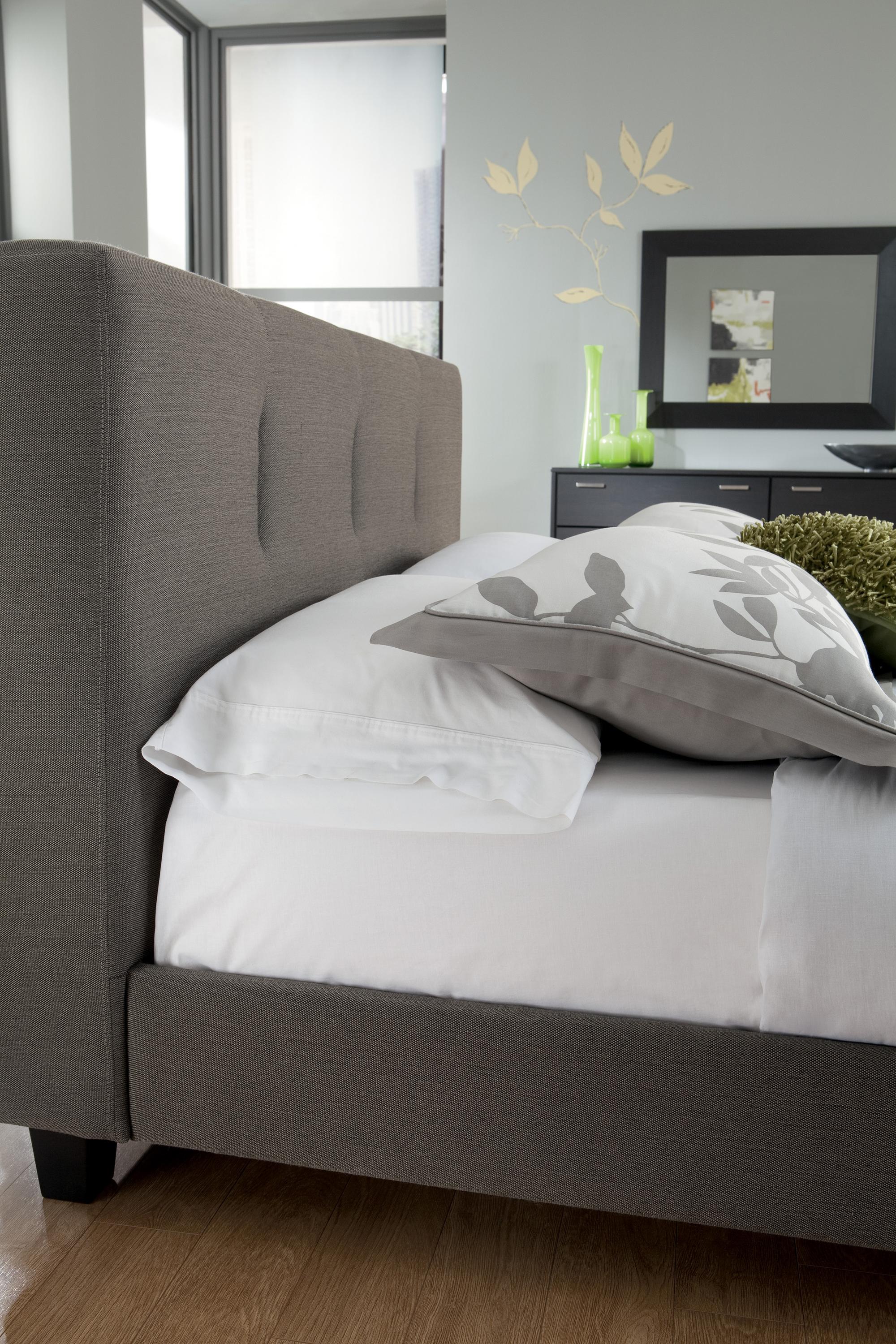 Signature Design by Ashley Masterton King Upholstered Platform Bed with